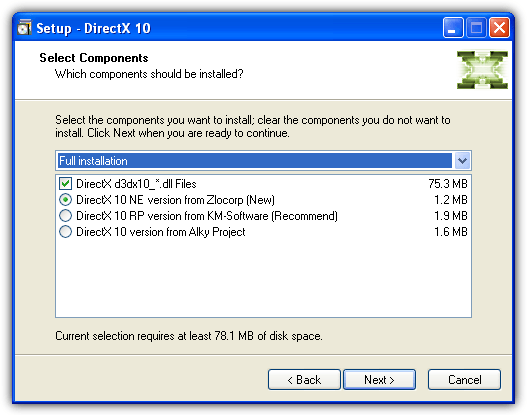 microsoft directx windows 10